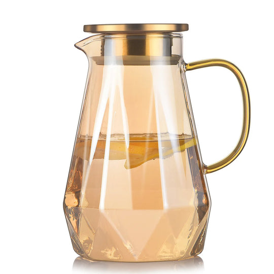 1400ml Glass Water Jug and Cups