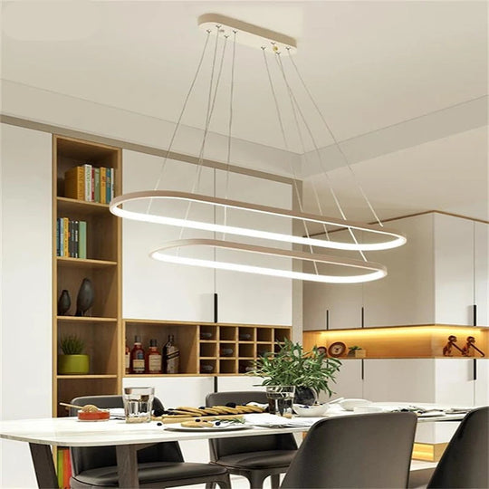 Oval LED Pendant Lights For Your Dining Room