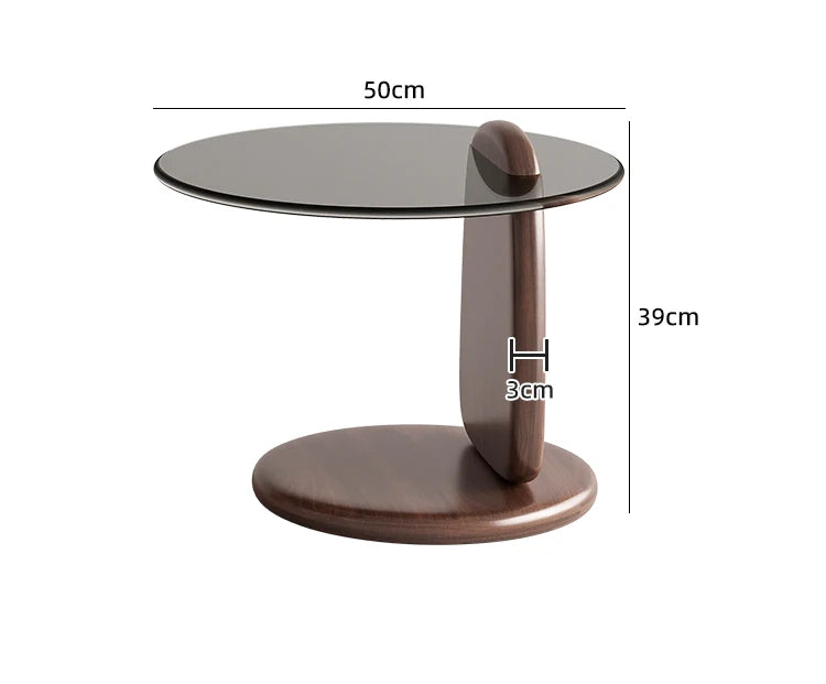 Luxury Glass Round Coffee Table