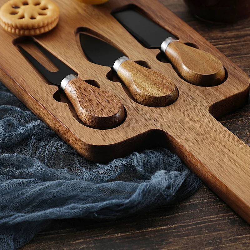 Acacia Cheese Board Set