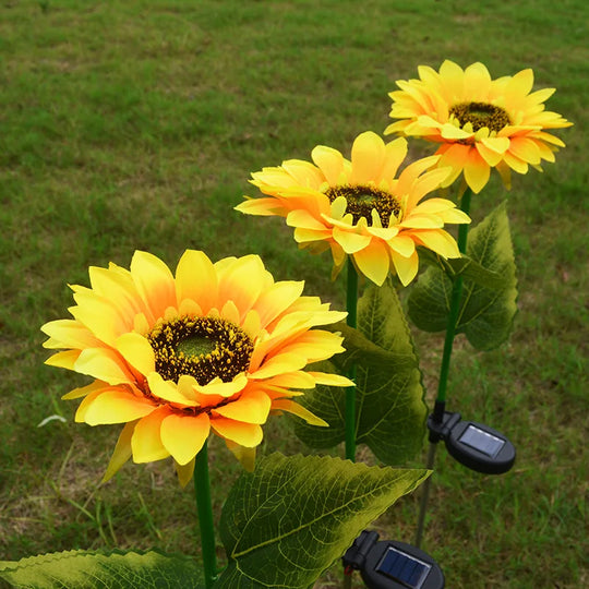 LED Solar Sunflower Outdoor Lawn Light