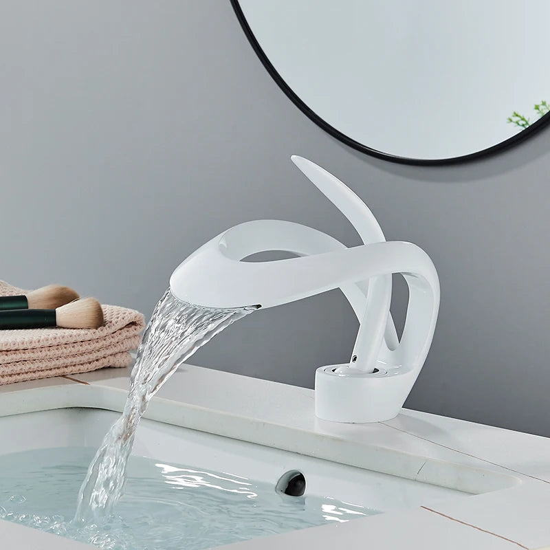 Luxury Stylish Oval Bathroom Basin Mixer Faucet