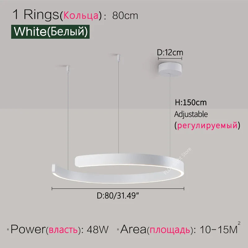 Modern Ring Ceiling lights