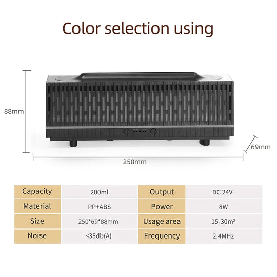 LED Fireplace Flame Fragrance Machine