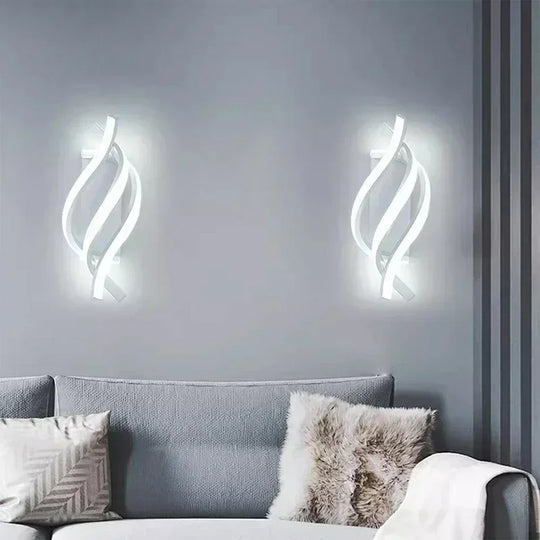 Modern Swirl Lighting Lustre