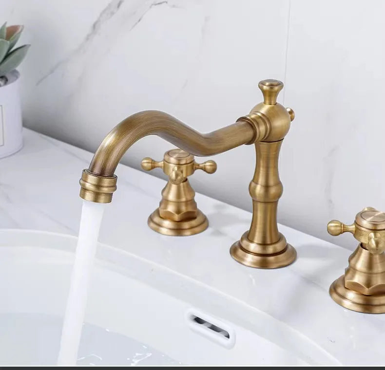 Luxury Hot Cold Mixer Brass Faucet