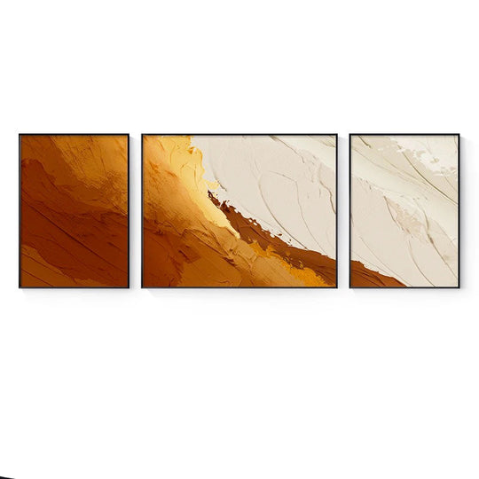 Modern Abstract Canvas Wall Art 3-Piece