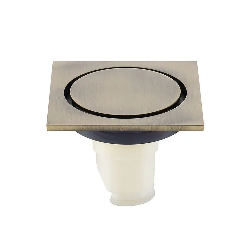 Brass Round Bathroom Floor Drain