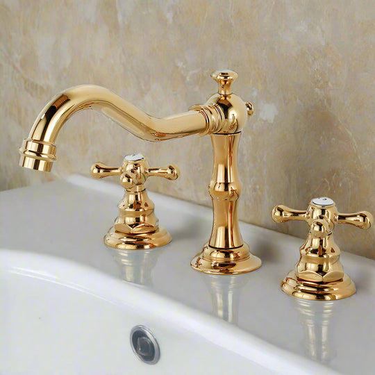 Luxury Hot Cold Mixer Brass Faucet