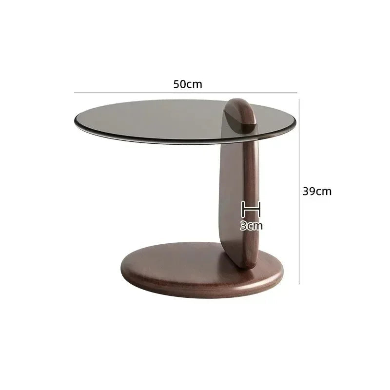Luxury Glass Round Coffee Table