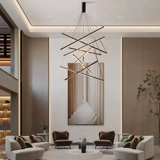 Modern Villa Bar LED Chandelier