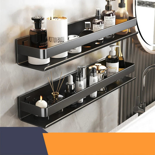 Modern Luxury Stainless Steel Bathroom Shelf