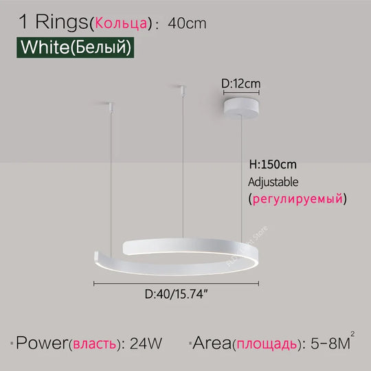 Modern Ring Ceiling lights