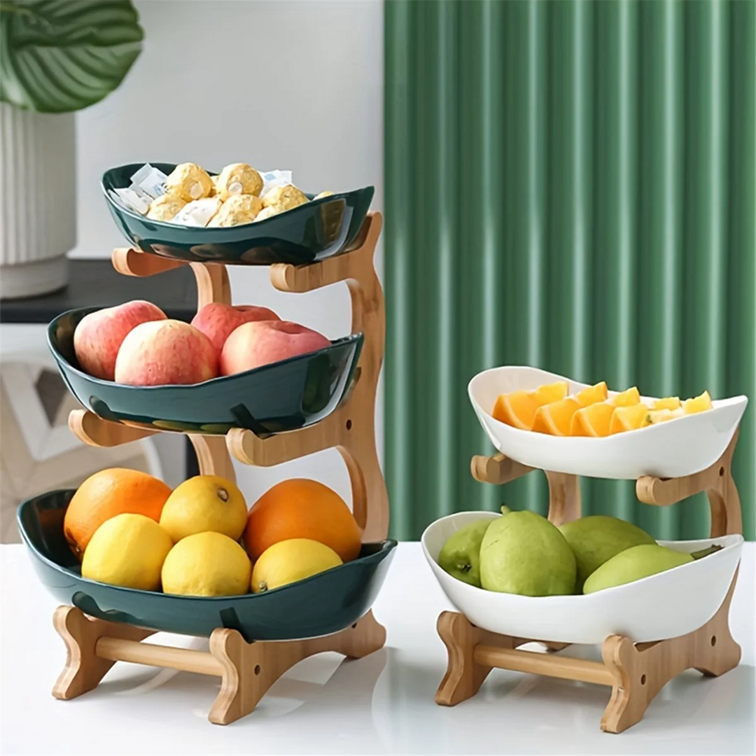 Stylish Stacked Fruit Bowls