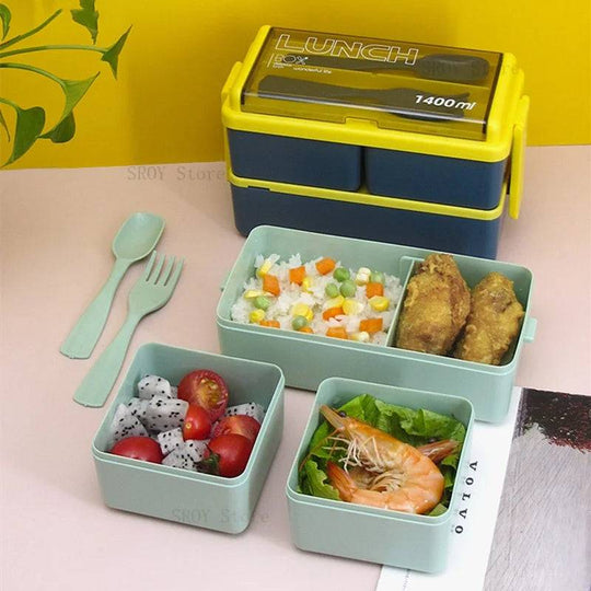Double Layer Portable Lunch Box