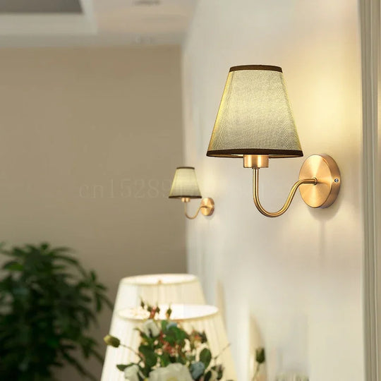 Cosy Fabric Wall Lamp