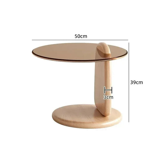 Luxury Glass Round Coffee Table