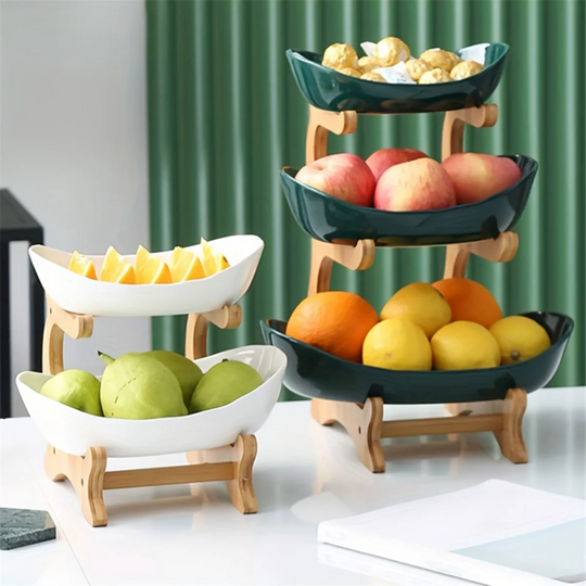 Stylish Stacked Fruit Bowls