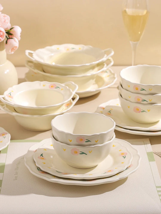 Floral Ceramic Tableware