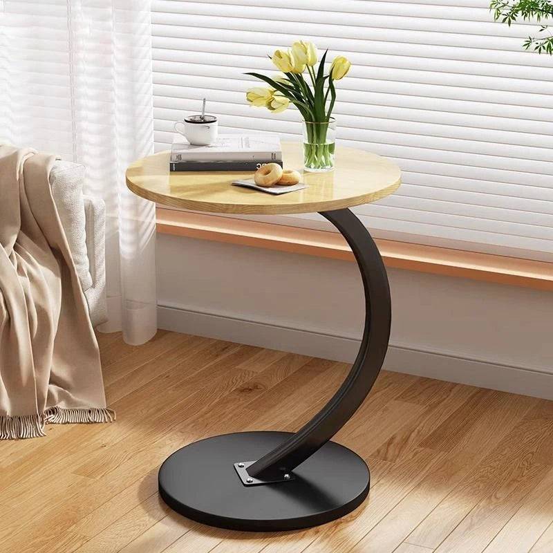 Italian Modern Round Side Table