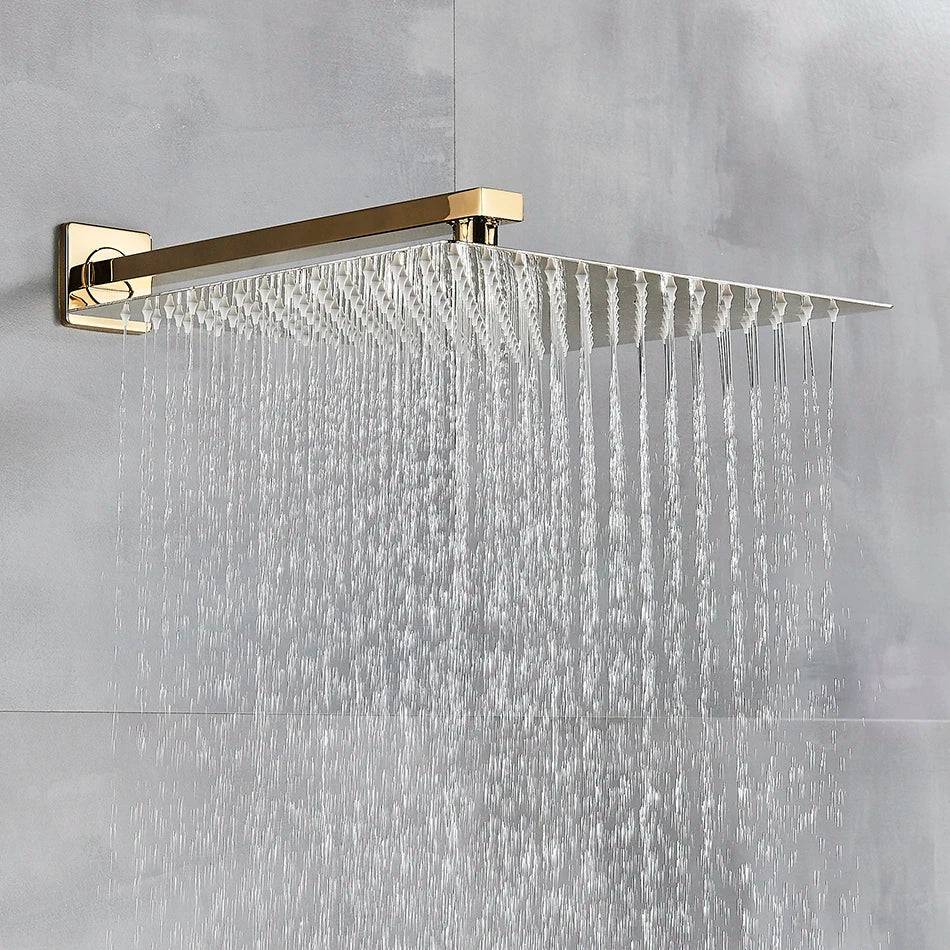 Stylish Rainfall Shower Head 8"/10"/12"