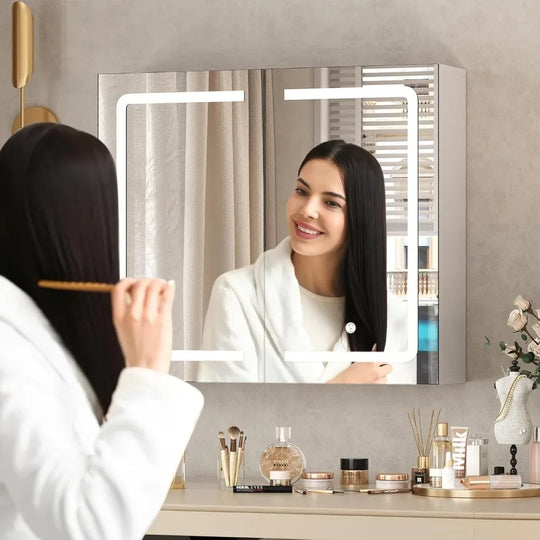 Modern Bathroom Medicine Cabinet with Mirrors