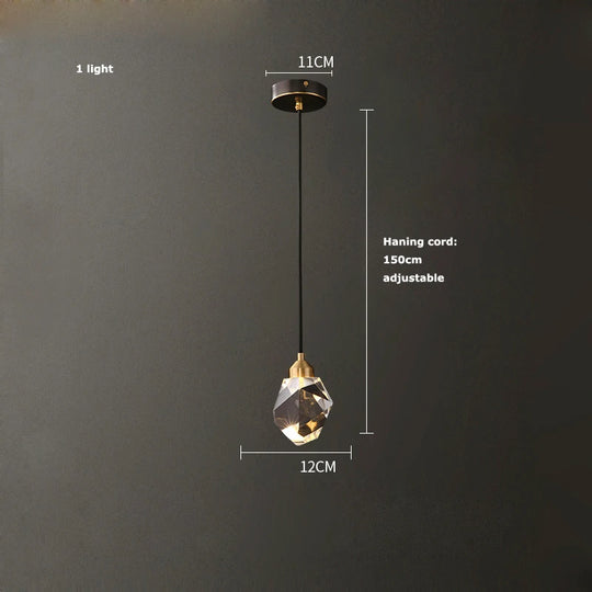 Luxury Nordic Crystal LED Ceiling Chandelier