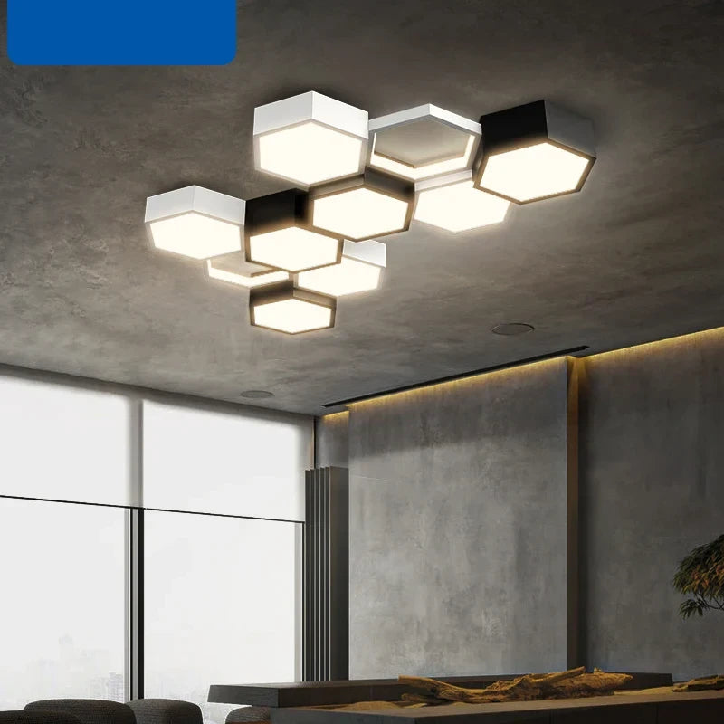 Contemporary Ceiling Light Cluster