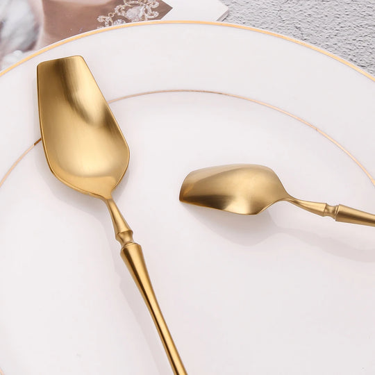 Gold Stainless Steel Tableware