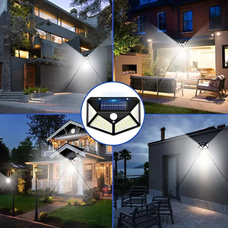 Solar Wall Lamp Wireless Motion Sensor