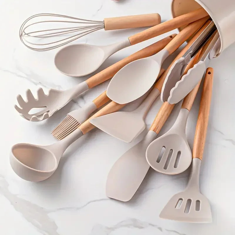 12pcs Set of Silicone Kitchenware