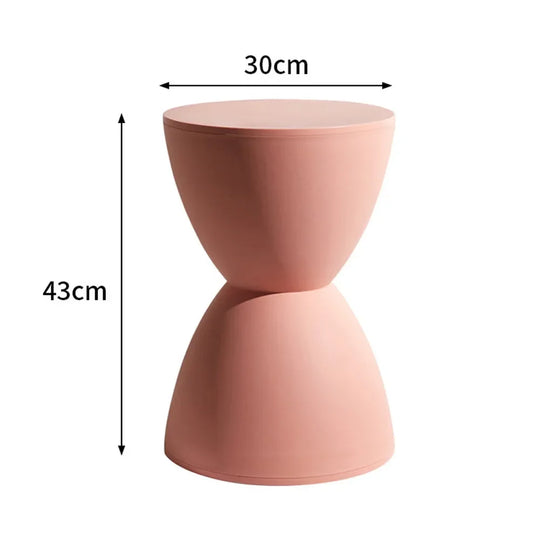 Luxury Modern Casual Hourglass Stool