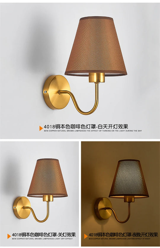 Cosy Fabric Wall Lamp