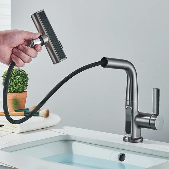Modern Smart 3 Spout Faucet With Digital Thermostat