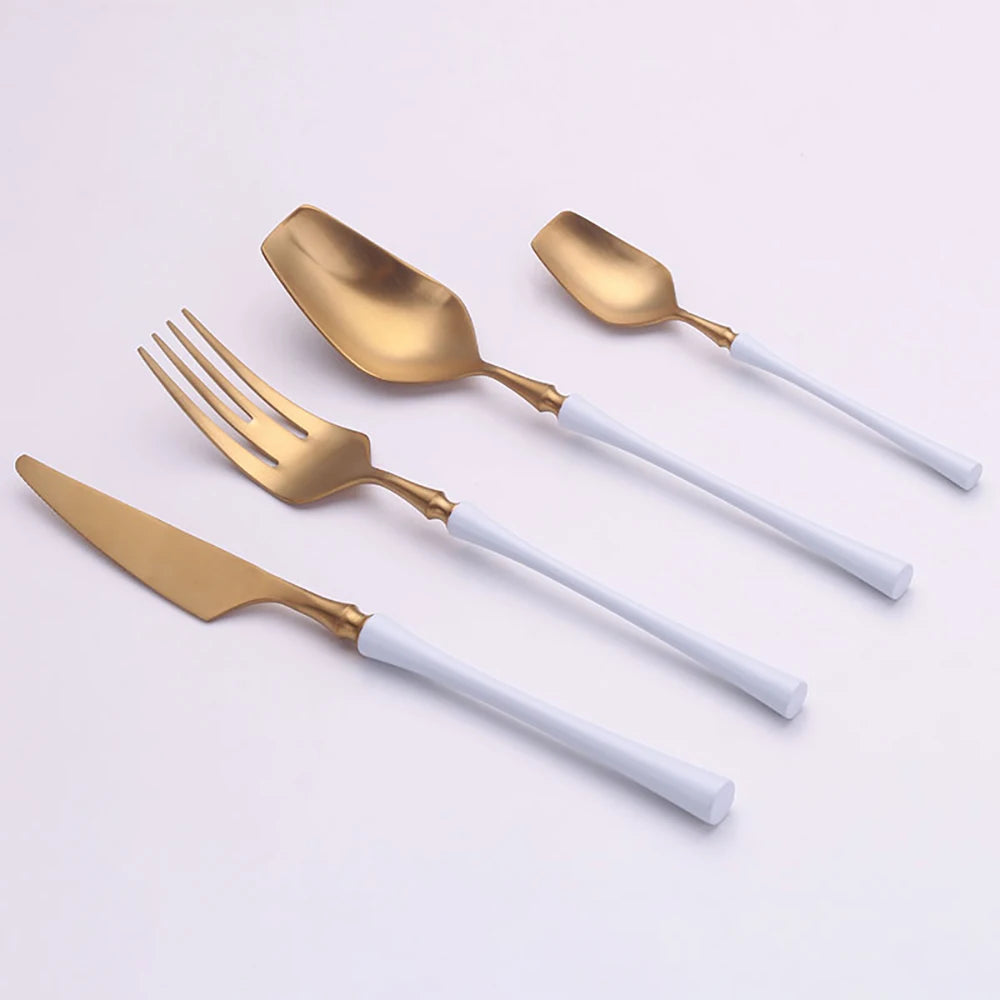 Gold Stainless Steel Tableware
