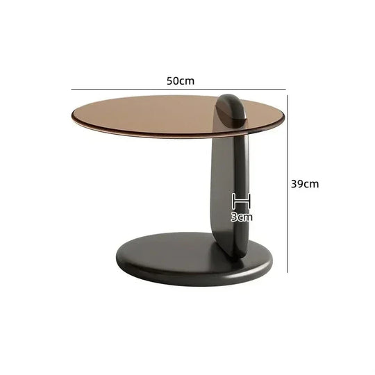Luxury Glass Round Coffee Table