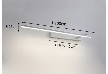 Contemporary Luxury Asymetric Bathroom Wall Light