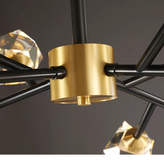 Luxury Nordic Crystal LED Ceiling Chandelier
