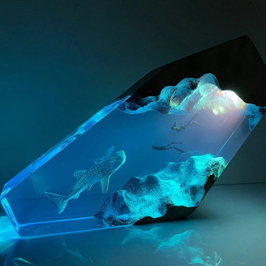 Aquatic Resin Table Light