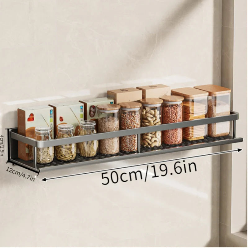 Grey Modern Kitchen Seasoning Rack