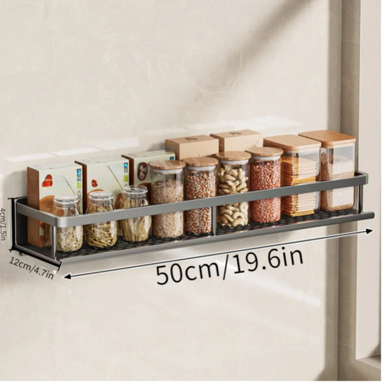 Grey Modern Kitchen Seasoning Rack