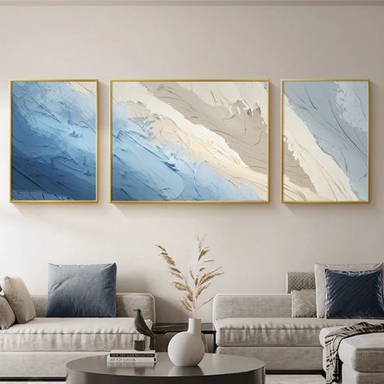 Modern Abstract Canvas Wall Art 3-Piece