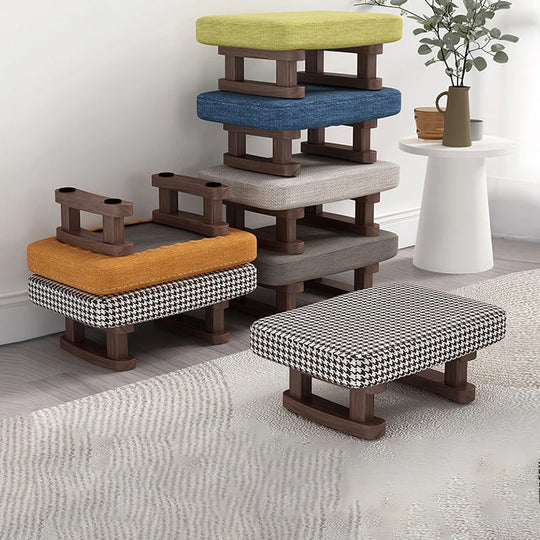 Small Wooden Stool Footrest