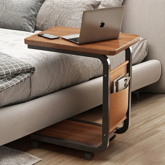 Moden C-Shaped Mobile Coffee Table