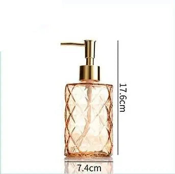 330ml Fancy Glass Soap Dispenser