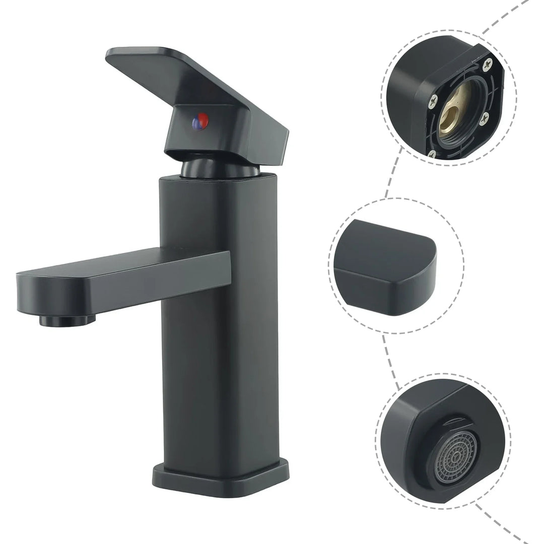 Matte Black Basin Faucet