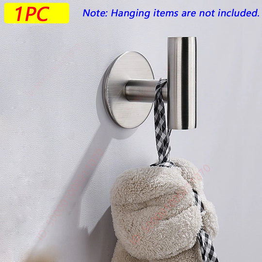 Stainless Steel Adhesive Robe Hooks