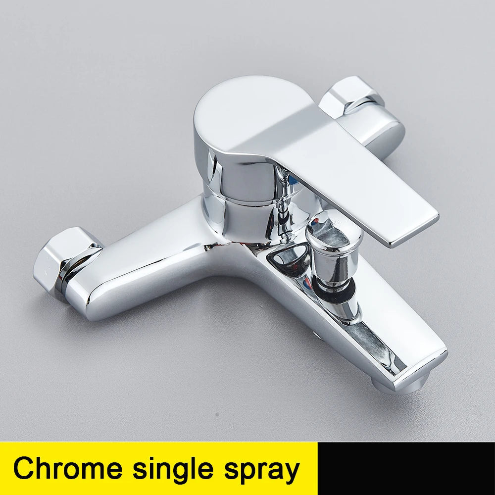 Bathroom Bathtub Faucet With Handheld Shower