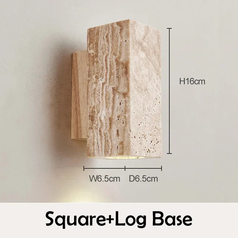 Designer Limestone Wall Light