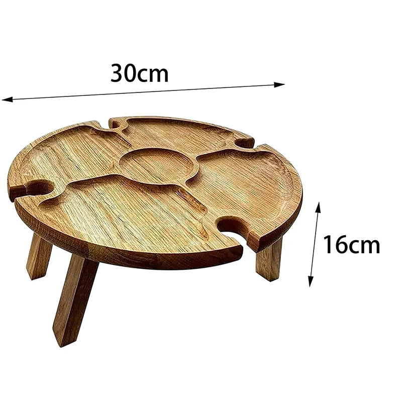 Simple Wooden Outdoor Folding Picnic Table